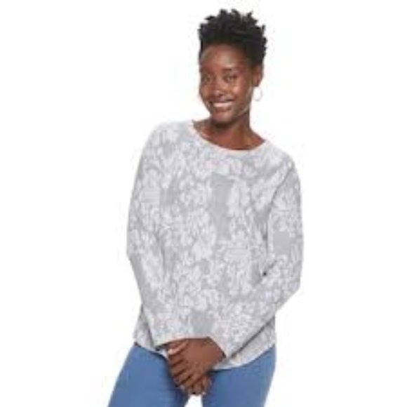 croft & barrow Tops - NWT Plus Size Textured Sweatshirt